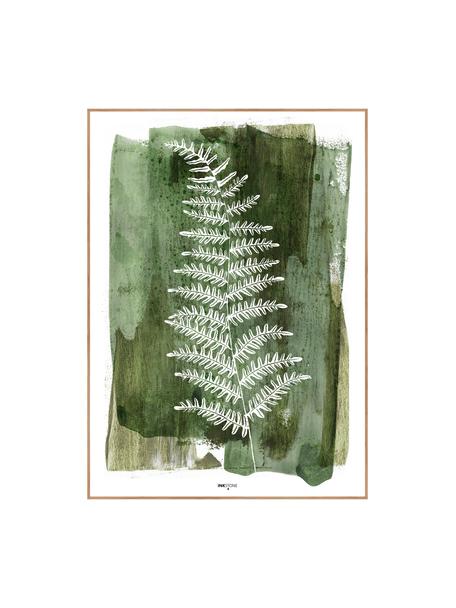 Oprawiony druk cyfrowy White Fern, White Fern, S 30 x W 40 cm