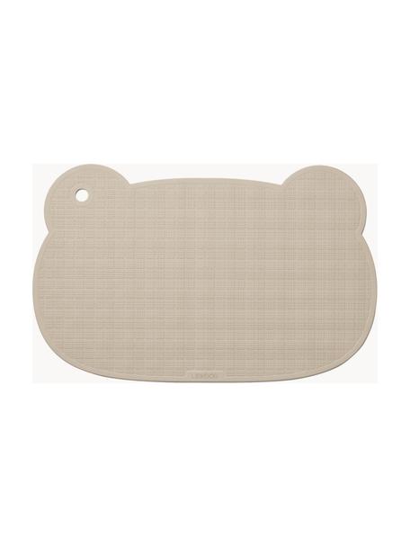 Tappetino da bagno Sailor, Gomma naturale, Beige chiaro, Larg. 35 x Lung. 55 cm