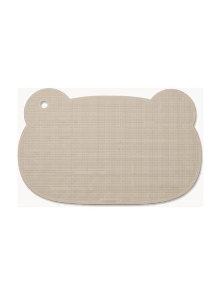 Tapis de bain antidérapant en silicone pour la douche ou la baignoire Sailor, Caoutchouc naturel, Beige clair, larg. 35 x long. 55 cm