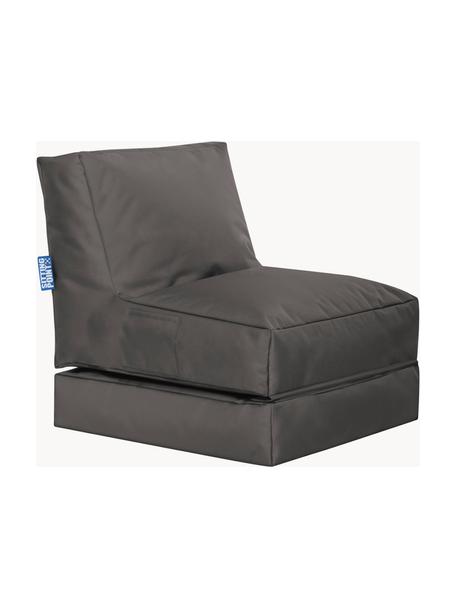 Sillón para exterior Pop Up, reclinable, Tapizado: 100% poliéster Interior c, Tejido gris antracita, An 70 x F 90 cm