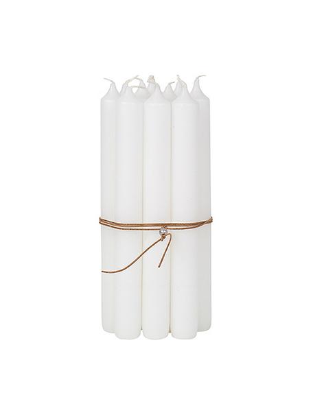 Świeca stołowa Classic, 10 szt., Parafina, Biały, Ø 2 x W 19 cm