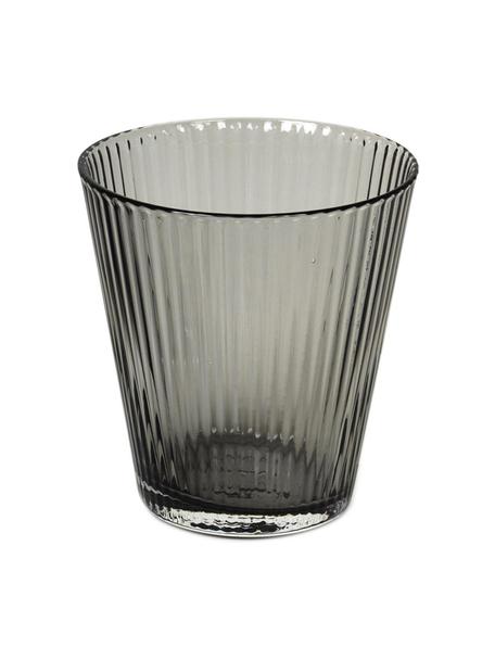 Bicchiere in vetro soffiato fumé Grand Cru 4 pz, Vetro senza piombo, Grigio trasparente, Ø 9 x Alt. 10 cm, 260 ml