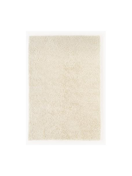 Tapis à poils longs en laine Kasper, 80 % laine (certifiée RWS), 20 % coton

Les tapis en laine peuvent perdre des fibres lors des premières semaines et des peluches peuvent se former, ce phénomène est naturel et diminue à mesure de votre usage et du temps, Blanc crème, larg. 80 x long. 150 cm (taille XS)