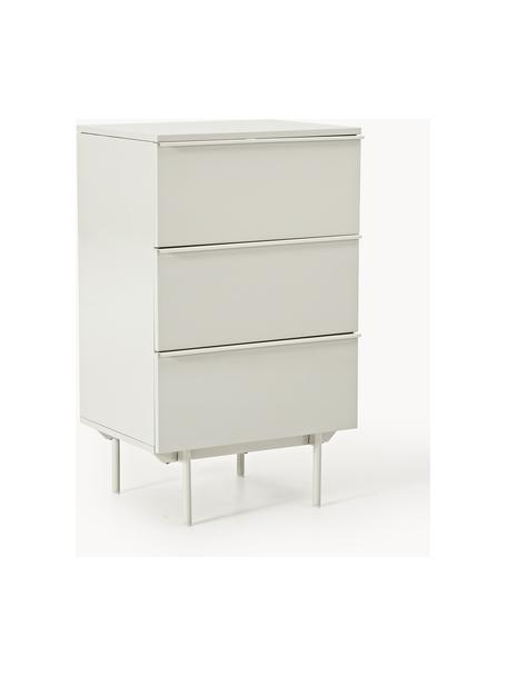 Petite commode en bois Elona, Beige clair, larg. 60 x haut. 100 cm