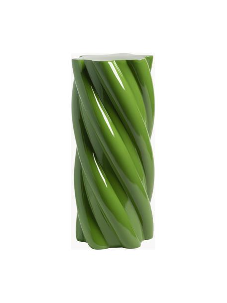 Stolik pomocniczy Marshmallow, Włókno szklane, Zielony, Ø 25 x W 55 cm
