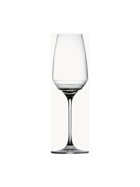 Copas de champán Esperienze, 2 uds., Cristal, Transparente, Ø 8 x Al 25 cm, 380 ml