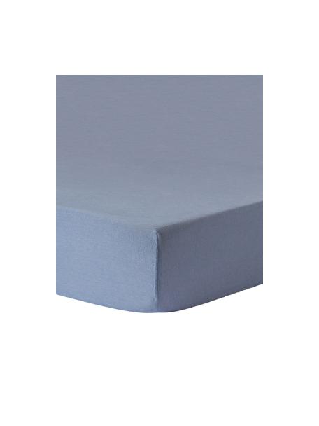 Lenzuolo con angoli topper in lino lavato Airy, 100% lino
Densità dei fili 110 TC, qualità Standard

Il lino è una fibra naturale caratterizzata da traspirabilità, resistenza e morbidezza. Il lino è un materiale rinfrescante e assorbente che assorbe e rilascia rapidamente l'umidità, rendendolo ideale per le temperature calde.

Il materiale utilizzato in questo prodotto è testato per le sostanze nocive e certificato secondo lo STANDARD 100 by OEKO-TEX®, 15.HIN.65948, HOHENSTEIN HTTI., Blu, Larg. 90 x Lung. 200 cm, alt. 15 cm