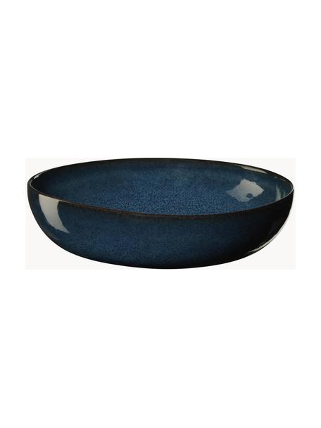 Soepborden Midnight, 6 stuks, Keramiek, Donkerblauw, Ø 21 x H 5 cm
