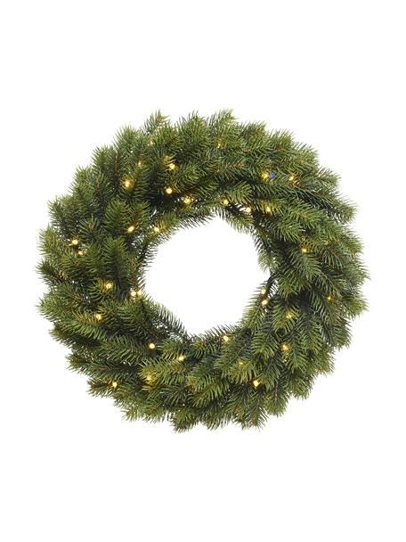 Ghirlanda natalizia artificiale a LED Ben Ø40 cm, Plastica, Verde, Ø 40 cm