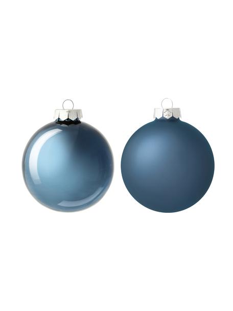 Sada vánočních ozdob Evergreen, Tmavě modrá, Ø 8 cm
