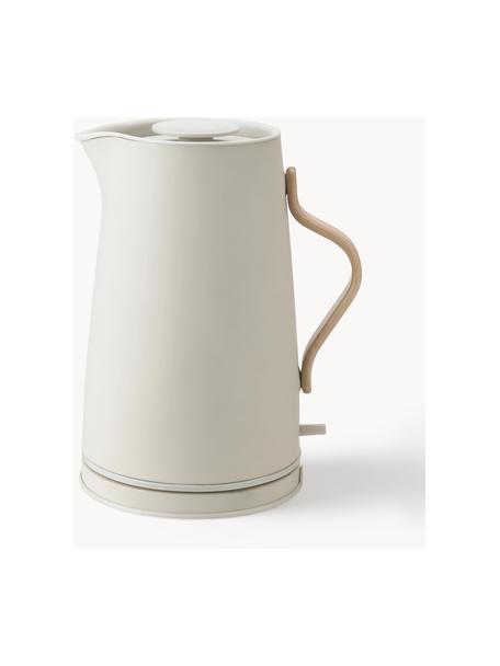 Bollitore Emma, 1.2 L, Manico: legno di faggio, Beige chiaro opaco, 1.2 L