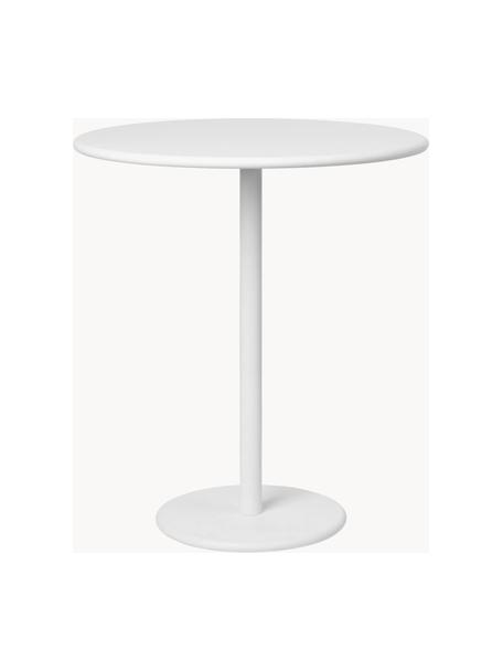 Ronde tuin bijzettafel Stay, Gepoedercoat aluminium, Wit, Ø 40 x H 45 cm