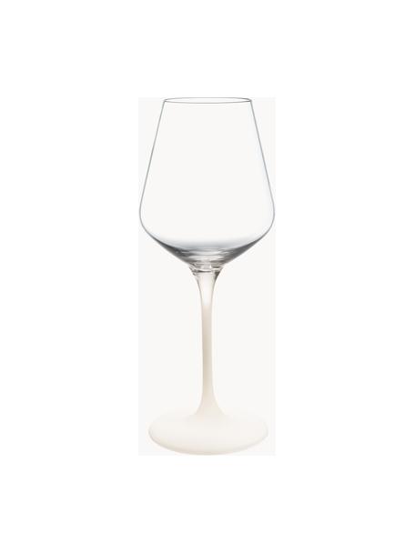 Verres à vin blanc en cristal Manufacture Rock, 4 pièces, Cristal, Transparent, blanc, Ø 9 x haut. 23 cm, 410 ml