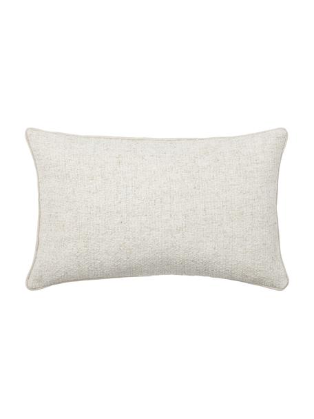 Bouclé povlak na polštář s lemováním Dotty, Krémově bílá, Š 30 cm, D 50 cm