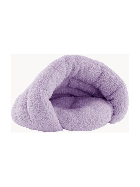 Haustierbett Teddy, Bezug: Teddy (100 % Polyester), Lavendel, B 58 x T 43 cm