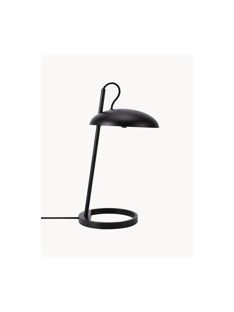 Tafellamp Versale, Diffuser: kunststof, Zwart, Ø 22 x H 45 cm