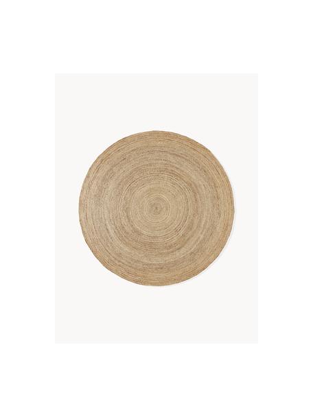 Okrúhly koberec z juty Sharmila, 100 % juta

Pretože jutové koberce sú drsné, sú menej vhodné na priamy kontakt s pokožkou, Hnedá, Ø 250 cm (veľkosť XL)