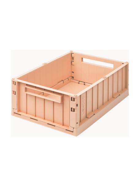 Skládací box Weston, 60 % recyklovaný polypropylen, 40 % polypropylen, Světle růžová, Š 50 cm, V 20 cm