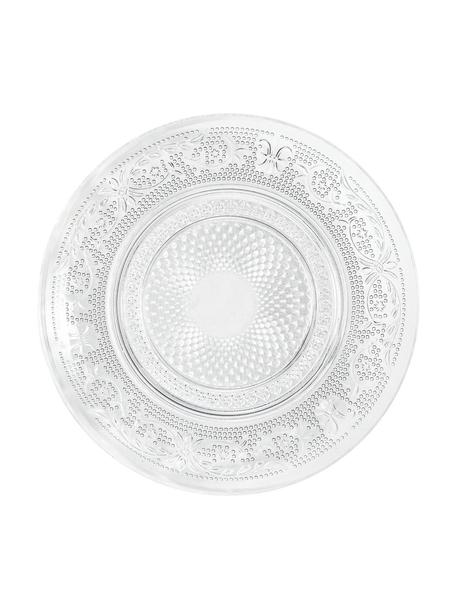 Glazen broodborden Imperial, 6 stuks, Glas, Transparant, Ø 15 cm
