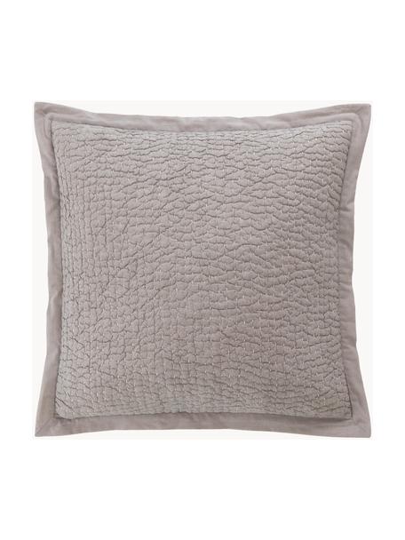 Poszewka na poduszkę Stripes, 100% bawełna, Szary, S 45 x D 45 cm