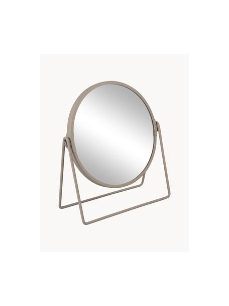 Miroir cosmétique rond grossissant Enlarge, Grège, larg. 19 x haut. 21 cm