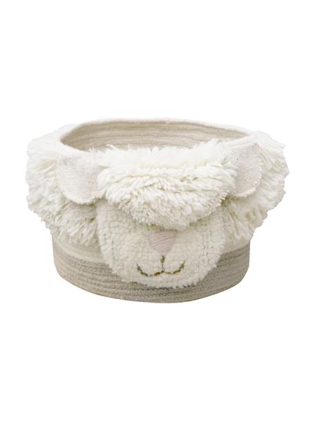 Panier de rangement Sheep, Blanc crème, larg. 30 x haut. 27 cm