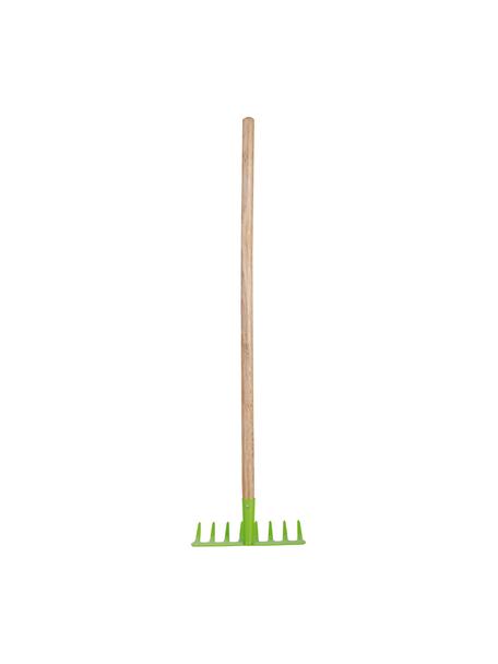 Rastrillo infantil Little Gardener, Madera, metal recubierto, Verde, beige, An 21 x Al 81 cm