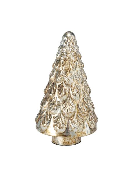 Decoratief boompje Chivasso in goudkleur, Glas, Goudkleurig, Ø 11 x H 20 cm