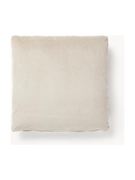 Cojín sofá de pana Melva, Funda: pana (100% poliéster), Pana beige claro, An 50 x L 50 cm