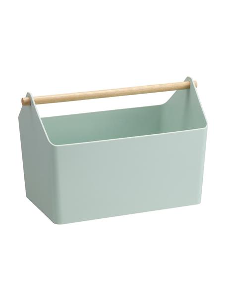 Cestino Favori, Manico: legno, Verde, legno chiaro, Larg. 37 x Alt. 24 cm