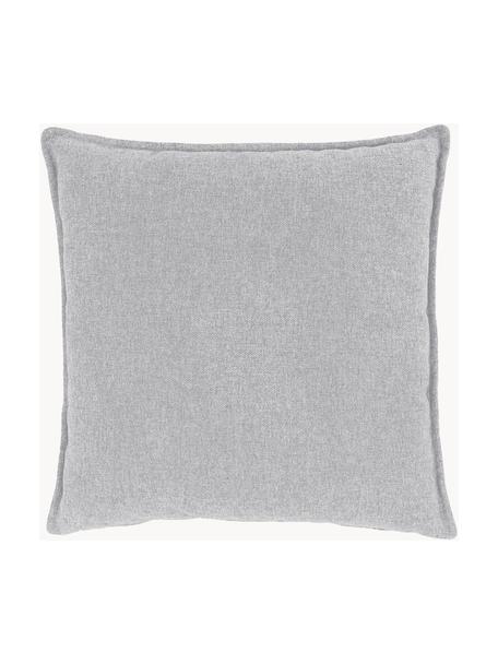 Cojín sofá Lennon, Tapizado: 100% poliéster, Tejido gris, An 60 x L 60 cm