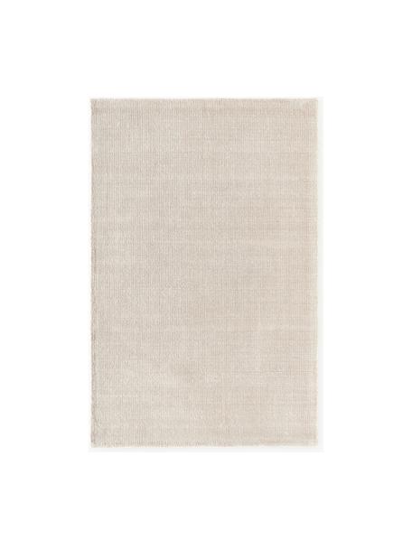 Handgewebter Kurzflor-Teppich Ainsley, 60 % Polyester, GRS-zertifiziert
40 % Wolle, Hellbeige, B 120 x L 180 cm (Größe S)