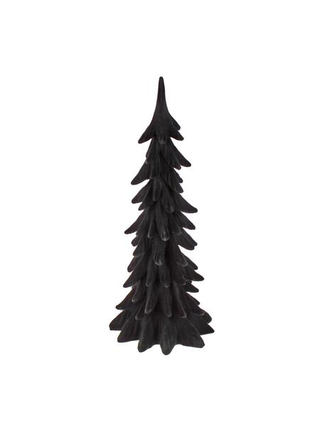 Pieza decorativa pino Tanne, Poliresina, Negro, An 19 x Al 41 cm