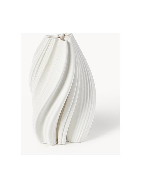 Wazon z porcelany Melody, Porcelana, Biały, Ø 18 x W 29 cm