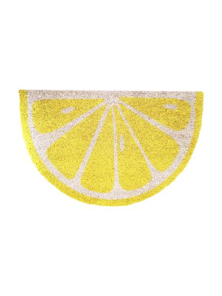 Wycieraczka Lemon, Żółty, kremowy, S 40 x D 60 cm