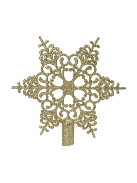 Špice na vánoční stromeček Adele, Umělá hmota, Zlatá, Ø 19 cm, V 19 cm