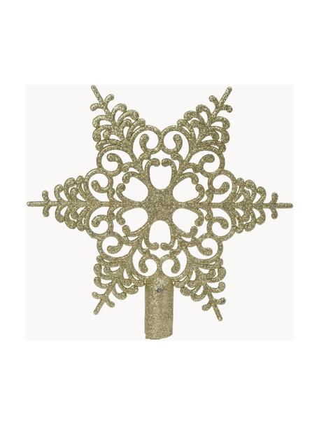 Puntale albero di Natale Adelle, Plastica, Dorato, Larg. 19 x Alt. 19 cm