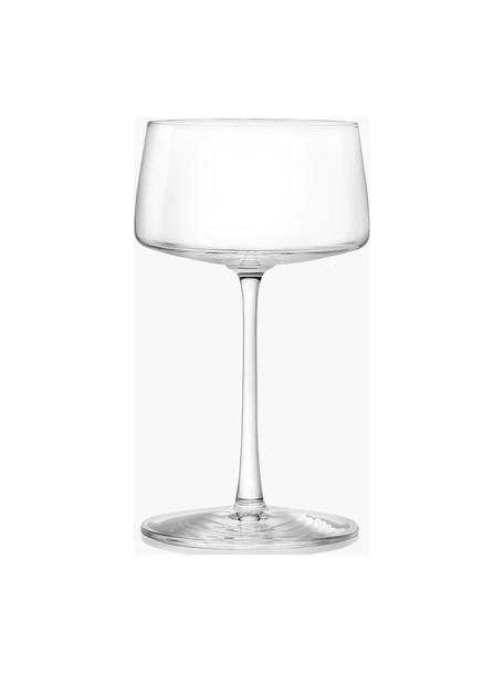 Křišťálové sklenice na šampaňské Power, 6 ks, Křišťálové sklo, Transparentní, Ø 9 x V 16 cm, 275 ml