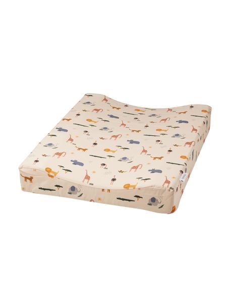 Przewijak Fritz, Tapicerka: 100% bawełna, Beżowy, wielobarwny, S 50 x D 65 cm