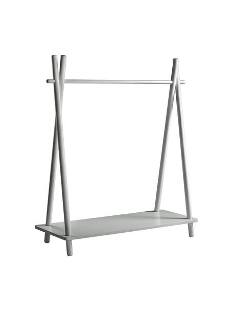 Wieszak stojący z drewna Alicante, Drewno sosnowe, płyta pilśniowa średniej gęstości (MDF), Szarozielony, S 100 x W 117 cm