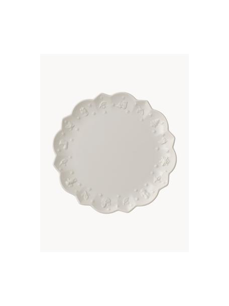 Platos postre de porcelana Toy's Delight, 6 uds., Porcelana Premium, Blanco, Ø 23 cm