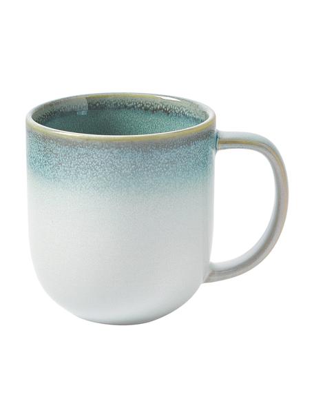 Tasse Havana, 4 Stück, Steingut, glasiert, Blautöne, Ø 12 x H 9 cm