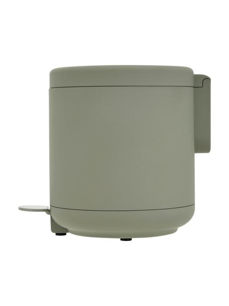 Pattumiera con funzione pedale Ume, Plastica (ABS), Verde eucalipto, 4 L