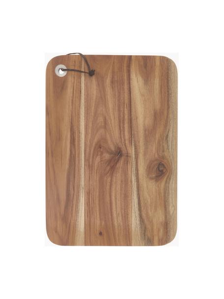 Deska do krojenia z drewna akacjowego Acacia, Drewno akacjowe, Drewno akacjowe, S 33 x G 23 cm
