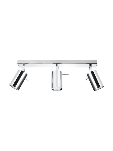 Spot plafond Etna, Couleur chrome, larg. 45 x haut. 15 cm