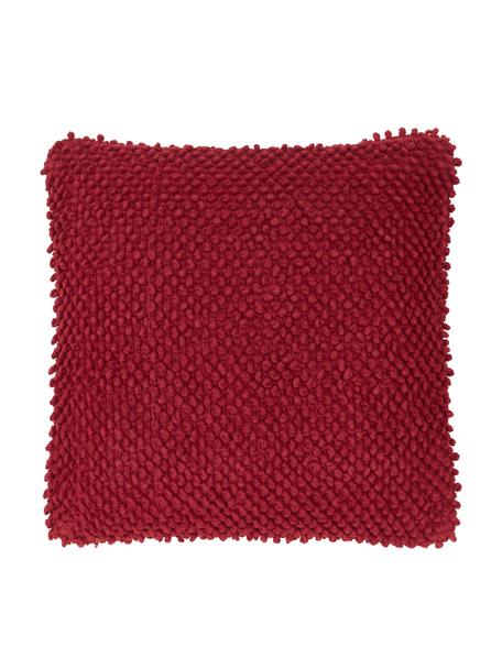 Poszewka na poduszkę Indi, 100% bawełna, Ciemny czerwony, S 45 x D 45 cm