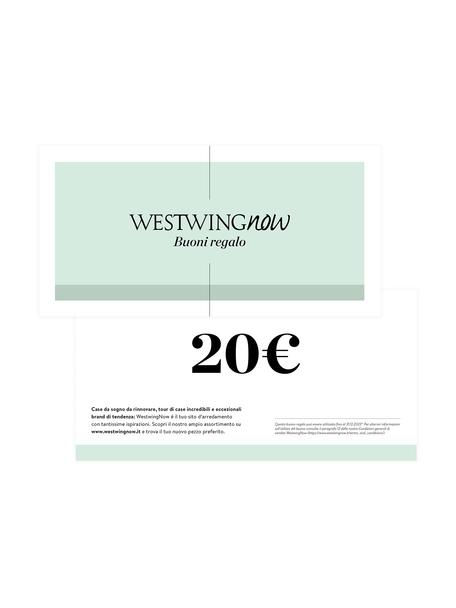 Buono regalo, Buono su carta fine, in una busta di alta qualità, Bianco, verde, 20