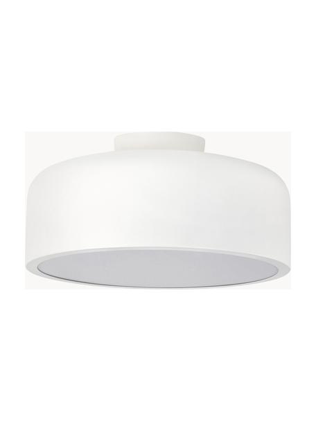 Plafonnier en métal Ole, Blanc, Ø 35 x haut. 18 cm