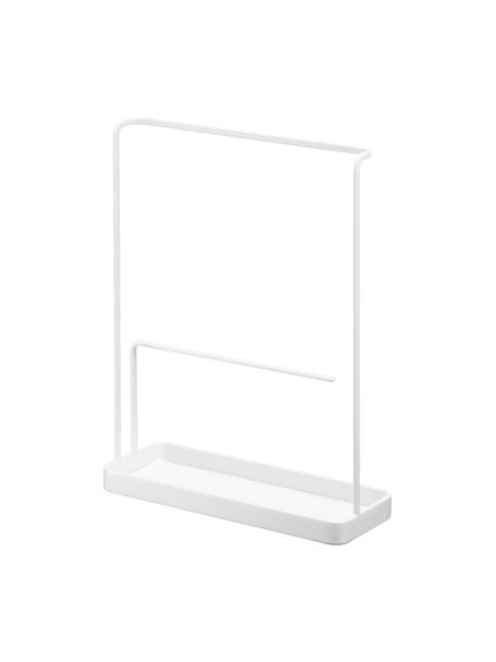 Portagioie Tower, Acciaio verniciato, Bianco, Larg. 20 x Alt. 26 cm