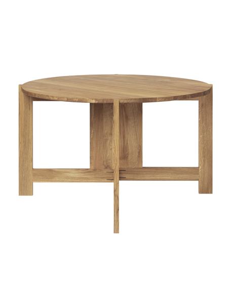 Okrągły stół do jadalni Collector, Drewno dębowe z certyfikatem FSC, Drewno dębowe olejowane, Ø 120 x W 74 cm